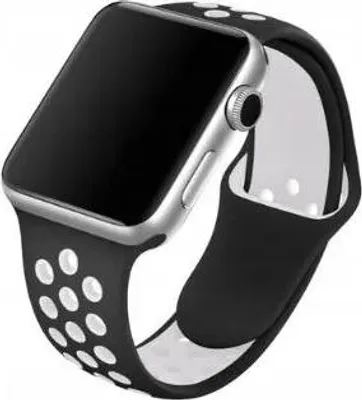 Produktbild von Armband für Apple Watch 4 5 6 SE, Gummi, Größe 38/40