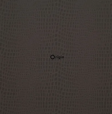 Produktbild von Origin Wallcoverings Tapete Tierhautmuster Dunkelbraun 52 cm x 10.05 m
