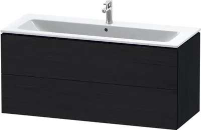 Produktbild von Duravit L-Cube Waschtischunterbau wandhängend, 2 Schubkästen, 1220x550x481mm, LC624301616