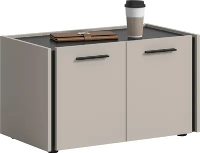Produktbild von xonox.home Sitzbank Emil Kaschmir Melamin B/H/T: 75x42x40 cm