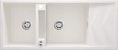 Produktbild von 2-bowl magnetic granite sink with drainer