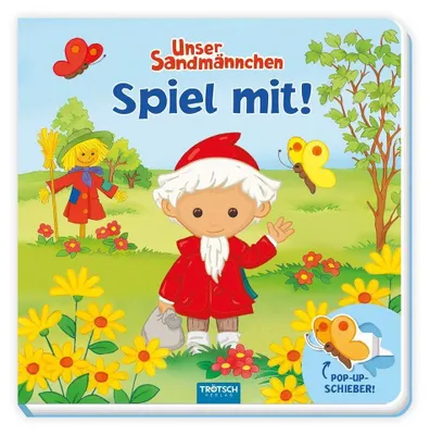 Produktbild von Trötsch Unser Sandmännchen Spiel mit Pappenbuch mit Pop-up-Schiebern