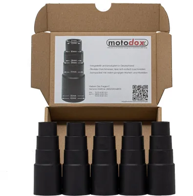 Produktbild von 5x Staubsauger Universal Adapter für Werkstattsauger Industriestaubsauger 21-35 mm Anschluss