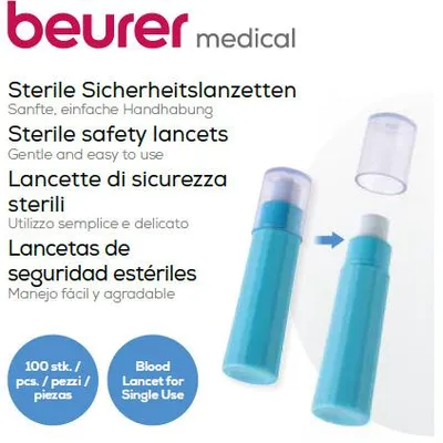 Produktbild von Beurer Sicherheitslanzetten 28G 100 Stück