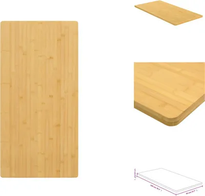 Obrázok produktu pre vidaXL Stolová doska 50x100x1,5 cm bambus - Stolové dosky