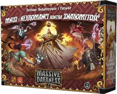 Produktbild von Massive Darkness 2: Mönche und Nekromanten gegen die Exzellenz – Erweiterung zum Brettspiel