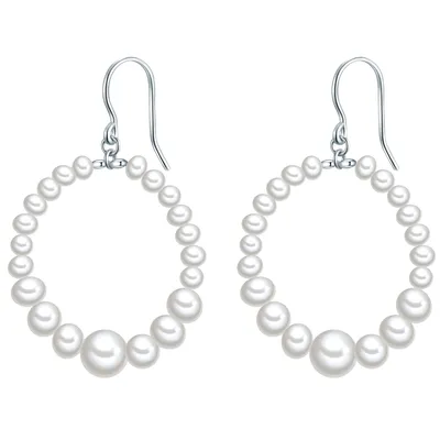 Produktbild von Valero Pearls Perlen-Ohrhänger Sterling Silber Süßwasser-Zuchtperle 50100182