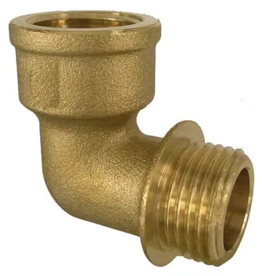 Zdjęcie produktu dla Kolanko mosiężne z gwintem 90° 1" IG x 1" AG