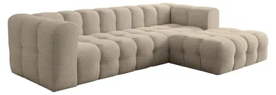 Produktbild von Ecksofa Baloo L, für das Wohnzimmer, Stoff Moly, rechts, beige