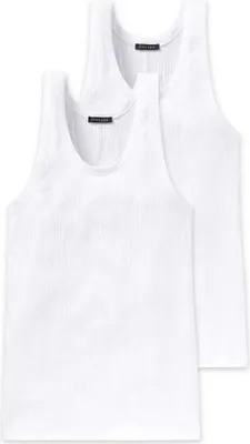 Produktbild von Schiesser Herren 2 Pack Unterhemd ohne Arm - Authentic