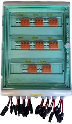 Produktbild von 0% PV SOLAR ANSCHLUSSKASTEN DC 8-Strings 1200V T2 3P DC8S3P