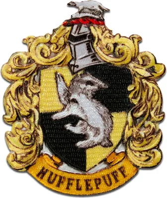 Obrázok produktu pre Harry Potter © Hufflepuff Crest - nášivka, nažehľovačka, nažehľovací obrázok, nášivka, nášivky, na nažehlenie, veľkosť: 7,9 x 6,5 cm