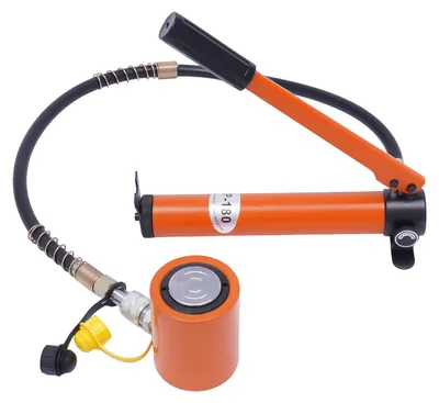 Immagine prodotto di Set pompa idraulica, pressione massima 70 MPa, tonnellaggio 20 T, arancione