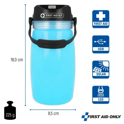 Zdjęcie produktu dla FIRST AID ONLY P-10050 FIRST AID ONLY Erste-Hilfe-Tasche Camping Outdoorlampe ohne DIN blau