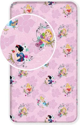 Immagine prodotto di Principessa Disney - Lenzuolo a pieghe AG2295 (25 cm x 200 cm x 90 cm) (Rosa)