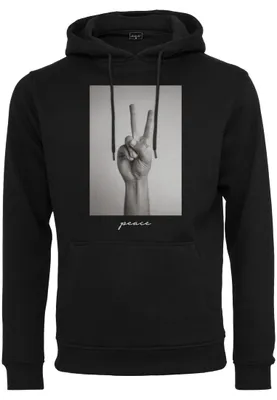 Produktbild von Mister Tee Peace Sign Kapuzenpullover Schwarz XS Mann Schwarz XS
