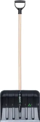 Produktbild von Schneeräumer Schneeschaufel 41cm Schaufeln mit leichtem Holzgriff Schneeschieber