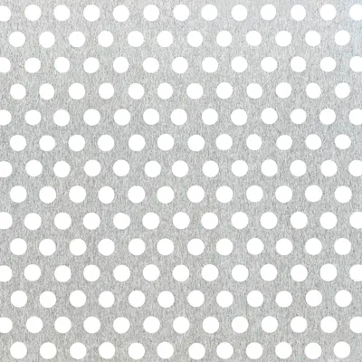Image de Alberts 468200 tôle perforée, perforation ronde, aluminium, naturel, 200 x 1000 x 0,8 mm