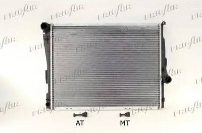 Produktbild von FRIGAIR 0102.3073 Kühler Wasserkühler Motorkühler für BMW 3 Limousine (E46) 3 Touring (E46) 3 Compact (E46)