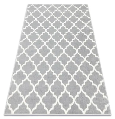 Image de BCF Tapis Morad TRELIS Treillis marocain - gris clair gris 300x400 cm