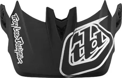 Produktbild von Troy Lee Designs D4 Ersatzvisier Für Helm Schwarz  Schwarz One Size