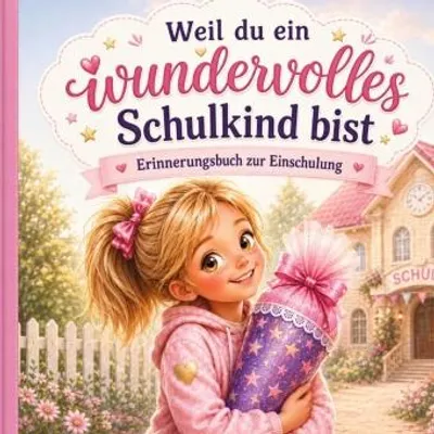 Immagine prodotto di Weil du ein wundervolles Schulkind bist - Erinnerungsbuch zu Einschulung