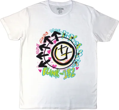 Image de Blink 182 - T-shirt homme/femme unie RO13362 (M) (Blanc)