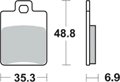 Produktbild von Bremsbeläge TRW MCB695EC