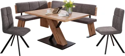 Produktbild von Eckbankgruppe Dajana Essgruppe Appalachian Eiche/Schwarz/Dunkelbraun