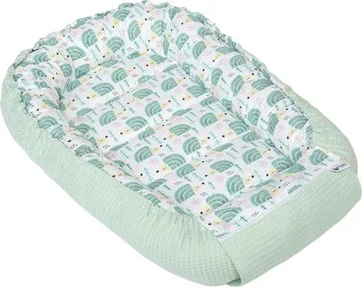 Produktbild von Famanu Babynestchen - Kuschelnest, multifunktionales Bettchen für Kinder