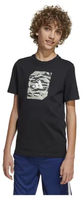 Zdjęcie produktu dla Adidas – dziecięca koszulka z krótkim rękawem Camo Box 128