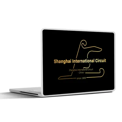 Produktbild von MuchoWow® Laptop Aufkleber Sticker Cover Formel 1 - Shanghai - Rennstrecke 36.5x27.5 cm - Laptop-Sticker