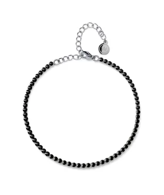 Produktbild von Glittering steel bracelet with black crystals DéjÃ Vu 32325 280