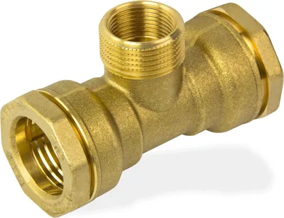 Obrázok produktu pre Caleffi T-kus 865 mosadz 32x1 palec AGx3/4 palec IG