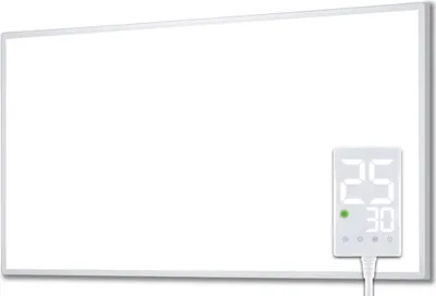 Produktbild von Heidenfeld Infrarotheizung HF-HP100-3 | Bis 19 m² - Heizkörper - Flachheizung - Heizpaneel - Infrarot - Heizung - Wandhalterung (800 Watt)