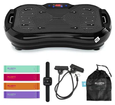 Immagine prodotto di Piattaforma vibrante multifunzione ultra-sottile – Allenamento completo del corpo con 5 programmi
