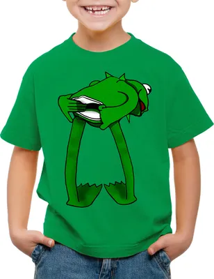 Produktbild von BaumwolleCloud Kermit Kinder T-Shirt Frosch handpuppe