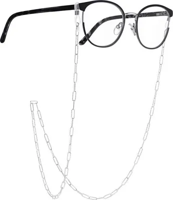 Produktbild von SILBERKETTEN STORE Brillenkette No. 8, Ankerkette 3,5mm mit Diamantschliff - 925 Silber - 85.0