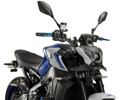 Productafbeelding van PUIG 21133J, voorbumper, geschikt voor YAMAHA MT-09 SP, matzwart