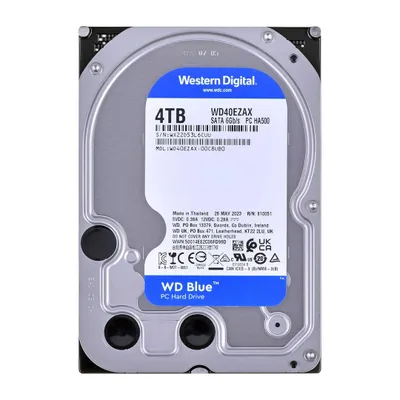 Obrázek produktu pro Western Digital Blue WD40EZAX, 4 TB, 5400 ot/min, 3.5", Serial ATA III