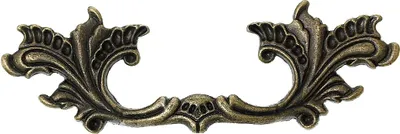 Produktbild von 1 Griff für Schatullen und mehr, 12,7 x 4,1 cm, antikmessing
