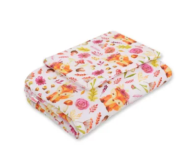 Produktbild von Babybettwäscheset mit Füllung, 2-teilig, 75x100cm NEWBORN - Fuchs im Kranz