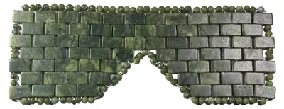 Image de Masque pour les yeux en jade, masque de sommeil naturel en jade