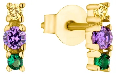 Immagine prodotto di orecchini da donna s.Oliver in argento sterling, oro IP, zirconi