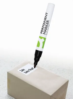Produktbild von Q-CONNECT KF11708 Permanentmarker, Rundspitze, ca. 2 - 3 mm, schwarz