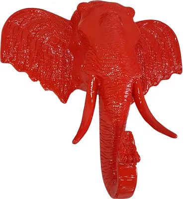 Produktbild von Büste Wand Abstrakte Design Kopf Art Elefant Skulptur Dekoration Skulptur Deko