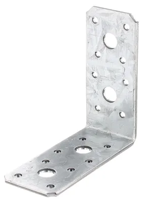 Immagine prodotto di Alberts 832377 Connettore angolare, zincato sendzimir, 90 x 90 x 40 mm, set da 60