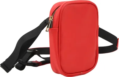 Produktbild von Oberschenkelgurt, Beintasche, Gürteltasche, großes Fassungsvermögen, Damen-Geldbörse aus Kunstleder, Outdoor-Geldbörse, Rot