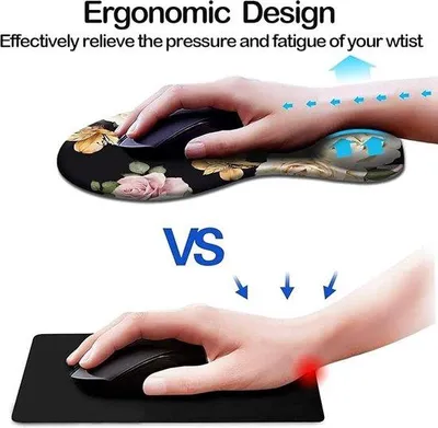 Produktbild von Famanu Mauspad mit Handballenauflage - Ergonomisches Design