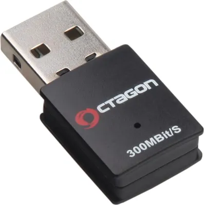 Produktbild von OCTAGON WL088 Optima Wireless LAN USB 2.0 Adapter 300 Mbit/s - BLISTER